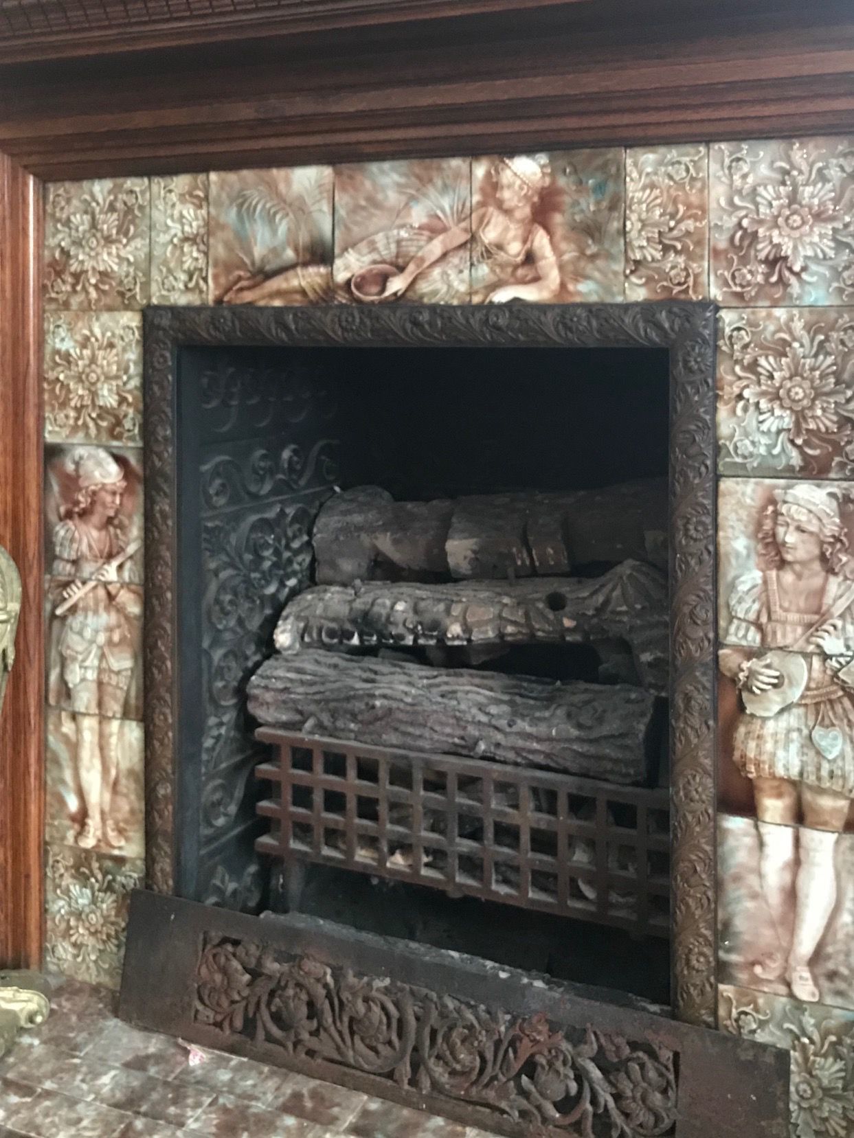 Zabriskie house fireplace